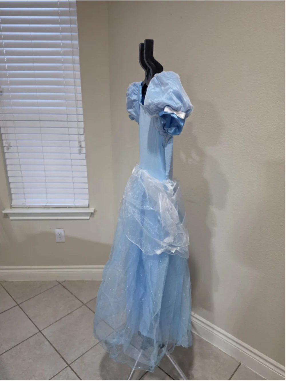 SET Disney Princess CINDERELLA Costume Cosplay Wand Tiara Shoes Halloween SZ 13